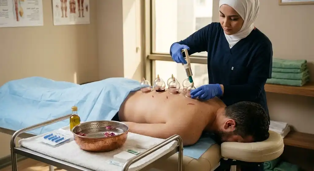 الحجامة الرطبة والدموية والخدوش السطحية في الطب النبوي